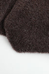 SWAYING/KNIT velvet vest SW23AW1T13 coffee